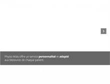 Tablet Screenshot of physioatlas.com
